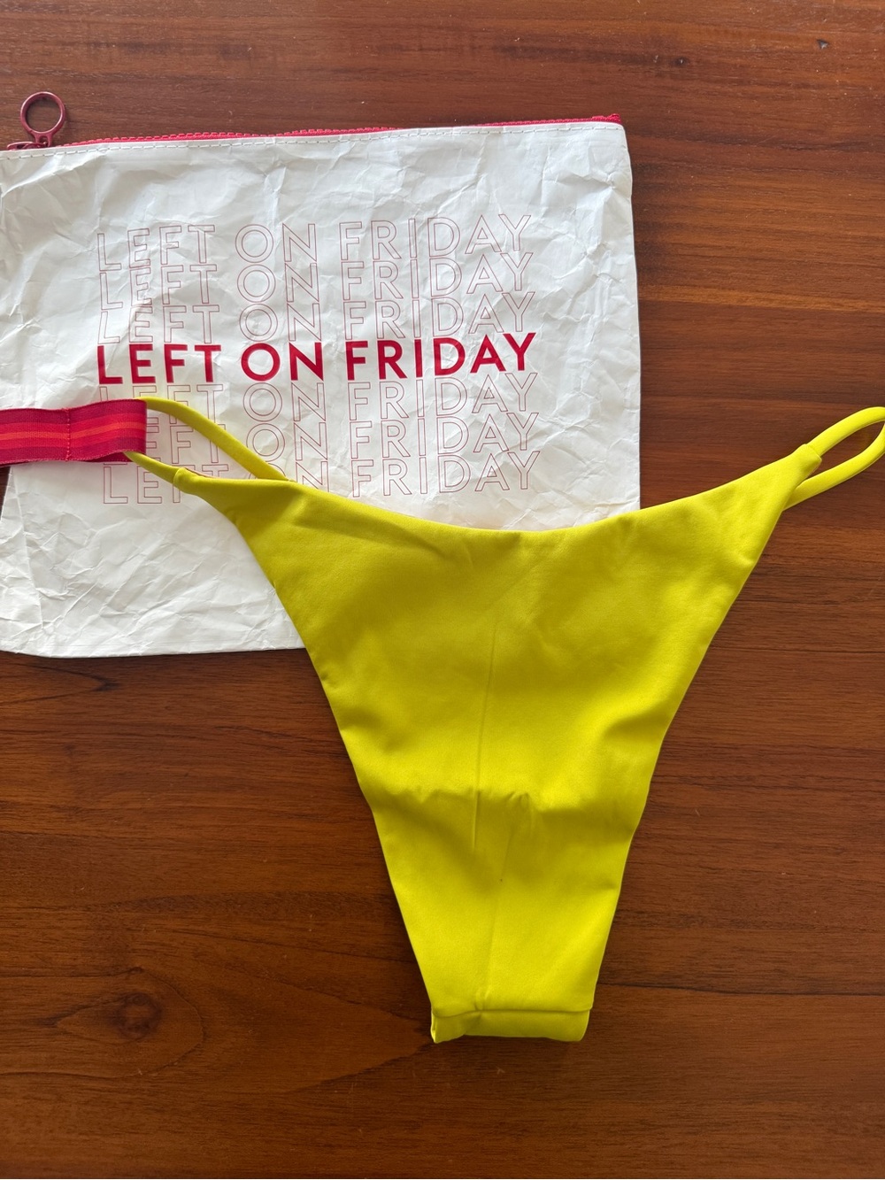 Left On Friday Skinny dip bottom (chartreuse) - Picture 3 of 5